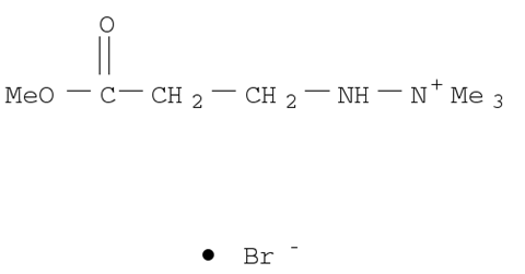 Hydrazinium, 2-(3-methoxy-3-oxopropyl)-1,1,1-trimethyl-, bromide (1:1)